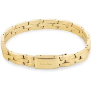 Image of Mens CALVIN KLEIN Stainless Steel Industrial Link Family Stainless Steel