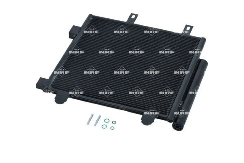 Image of NRF 350231 Condenser EASY FIT, with seal ring, with nitrogen filling Aluminium Condenser,air conditioning (448)
