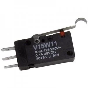 image of Honeywell Microswitch V15W11 WZ200A04 W2 250 V AC 5 A 1 x OnOn IP67 momentary