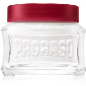 image of Proraso Red Pre-Shaving Cream for Tough Stubble 100ml