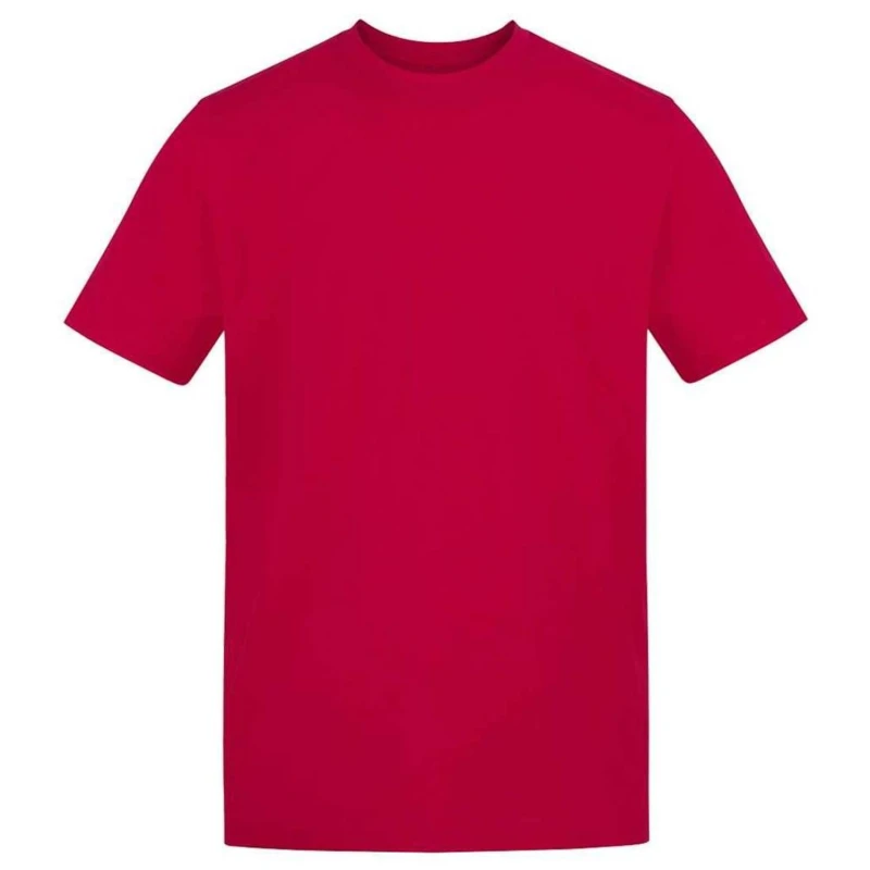 Image of AWDis AWDis Men Cotton T-Shirt in Pink Size: Small Pink S Male 5063703674751