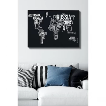 Image of Kanvas Tablo (70 x 100) - 141 Multicolor Decorative Canvas Painting