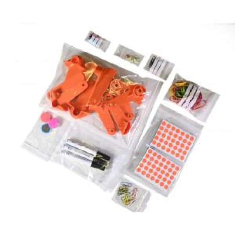 Image of ValueX Polythene Grip Seal Bags Plain 76 x 82mm (Box 1000) - 590003