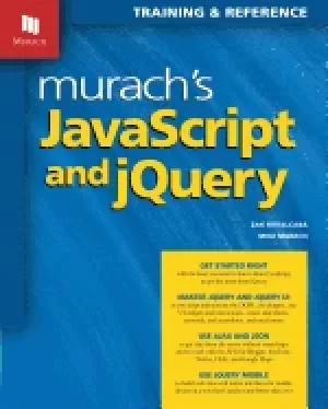 Image of murachs javascript and jquery