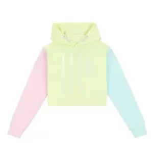 image of Elle Colour Block OTH Hoodie - Yellow