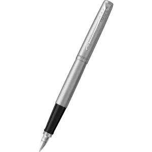 PARKER Jotter Stainless Steel with Chrome Trim Fountain Pen