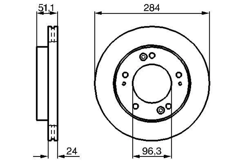 Image of Brake disc Bosch 0 986 479 020
