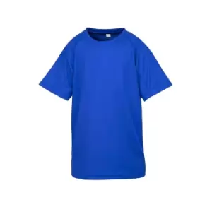 Image of Spiro Chidlrens/Kids Impact Performance Aircool T-Shirt (3-4 Years) (Royal)