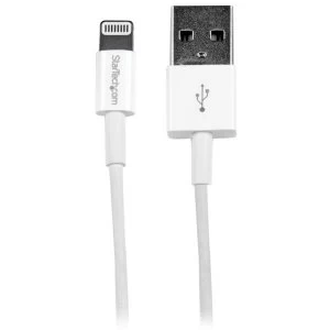 image of Startech 1m White Lightning Connector to USB