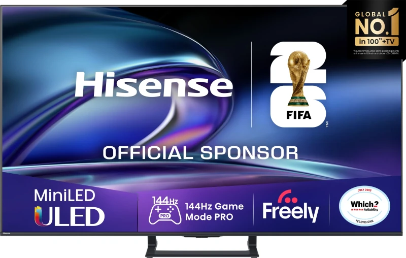 Image of Hisense E8QTUK 55" Smart 4K Ultra HD Mini-LED TV 55E8QTUK Grey