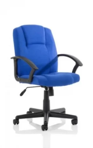 image of Bella Executive Managers Chair Blue Fabric EX000247