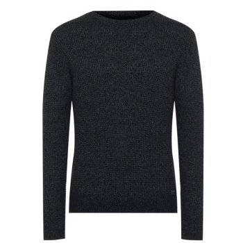 image of Firetrap 2 Knit Jumper Mens - Dark Slate/Blk