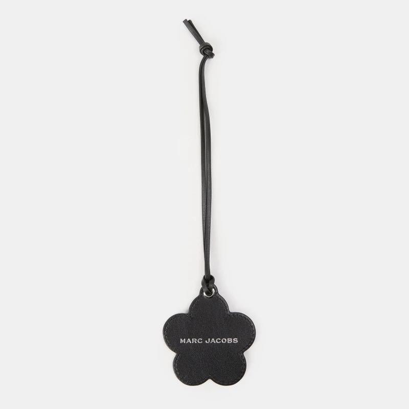 Image of Marc Jacobs Womens Daisy Charm Keyring BLACK female One Size