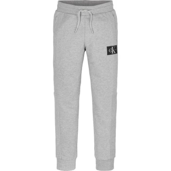 Image of Calvin Klein Badge Jogger - Grey Hthr PZ2