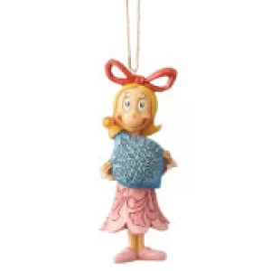 Image of The Grinch By Jim Shore Cindy with Ball Ornament (Hanging Ornament)