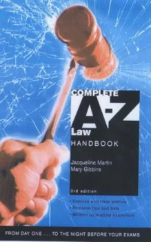 Image of Complete A-Z Law Handbook by Jacqueline Martin Paperback