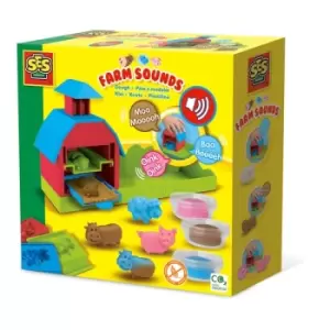 Image of SES CREATIVE Childrens Farm Sounds Dough Set, 3 Years and Above (00419)