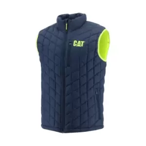 image of Caterpillar Mens Insulated Body Warmer (L) (Blue)