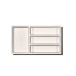 Image of OXO Good Grips Expandable Utensil Drawer Organizer, Cream and Black