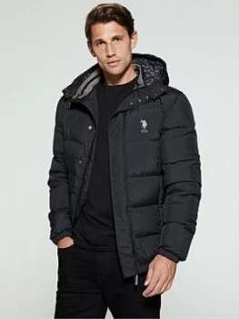 Image of U.S. Polo Assn. Flexi Style Heavy Padded Jacket - Black