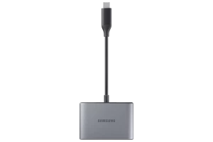 image of Samsung Multiport Adapter USB-C to HDMI / USB-3.1 / Type-C Power Grey (EE-P3200BJEGWW)