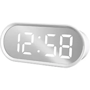 image of Acctim Clock 15822 15cm x 5cm x 6.4cm White