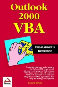 Image of Outlook 2000 Vba Programmers Reference by Dwayne Gifford Book