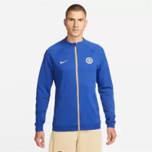 Image of Nike Chelsea Academy Pro Jacket 2023 2024 Adults - Blue