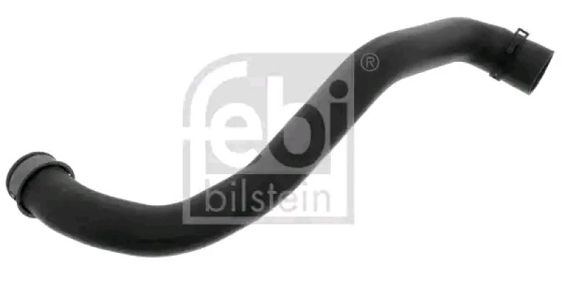 Image of FEBI BILSTEIN 49078 Radiator Hose EPDM (ethylene propylene diene Monomer (M-class) rubber), Upper Left, with clamp EPDM (ethylene propylene diene Mono