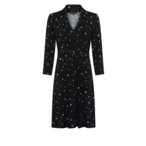 Image of French Connection Dolores Meadow Jersey Mini Dress - Black