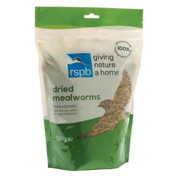 image of RSPB Dried Mealworms Wild Bird Treat - 500g