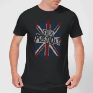 Image of Sex Pistols Union Jack Mens T-Shirt - Black