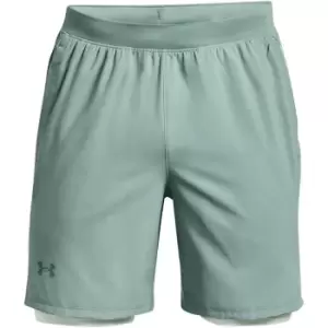 Image of Under Armour Launch 7" 2-In-1 Short - Green
