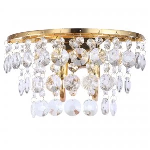 Image of Litecraft Diego Gold Wall Light