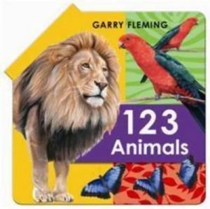 Image of 123 Animal Fold Out Book by Garry Fleming Hardback