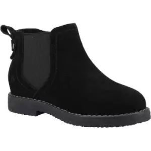 Image of Hush Puppies Girls Mini Maddy Slip On Ankle Chelsea Boots UK Size 1 (EU 33)