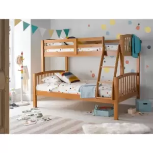 Image of Mya Triple Sleeper Pine and Orthopaedic Mattresses