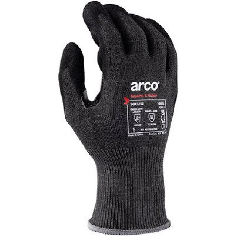 Image of Arco Arco Responsible 15g Cut E Sandy Foam Nitrile Gloves 8 14R2208