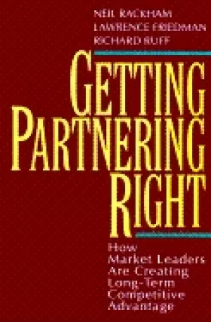 Image of getting partnering right how market leaders are creating long term competit