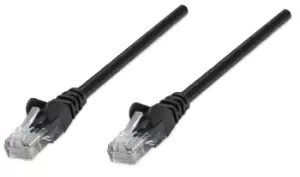 image of Intellinet Network Patch Cable, Cat5e, 5m, Black, CCA, U/UTP, PVC,...