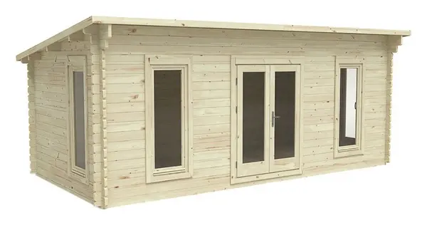 Image of Forest Arley Log Cabin Pent Roof - 20 x 10ft