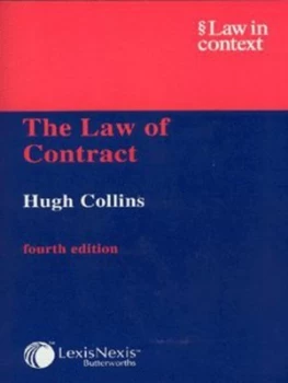 Image of The Law of Contract by Hugh Collins Book