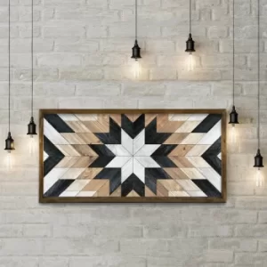 Image of TAH034 Multicolor Decorative Framed MDF Painting