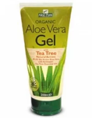 image of Aloe Pura Organic Aloe Vera Gel With Tea Tree 200ml