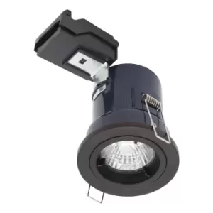 Image of Electralite Yate Fire Rated Downlight IP20 Matt Black