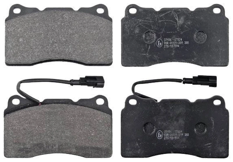 Image of A.B.S. 37106 Brake pad set with integrated wear sensor Brake Pad Set,disc brake (402)