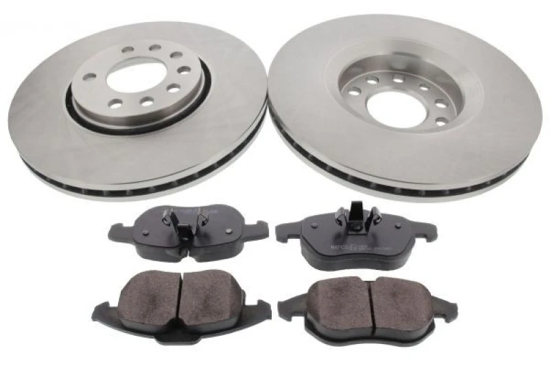 Image of MAPCO 47674 Brake disc and pads set Front Axle, Brake Disc Type: Vented, excl. wear warning contact Brake Set,disc brakes (3405)