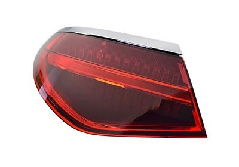 Image of VAN WEZEL 3046921U Rear light Outer section, with bulb holder, Left Combination Rearlight (391)