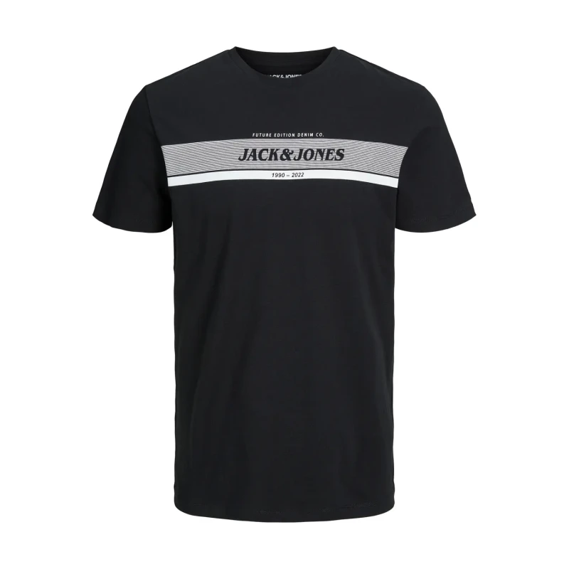 Image of jack & jones Crew neck T-Shirt Jack & Jones Jjalex Noir Male S