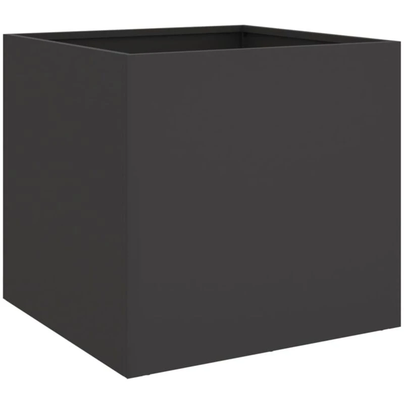 Image of VIDAXL Planters 2 pcs Black 42x40x39cm Steel Vidaxl 8721012364066